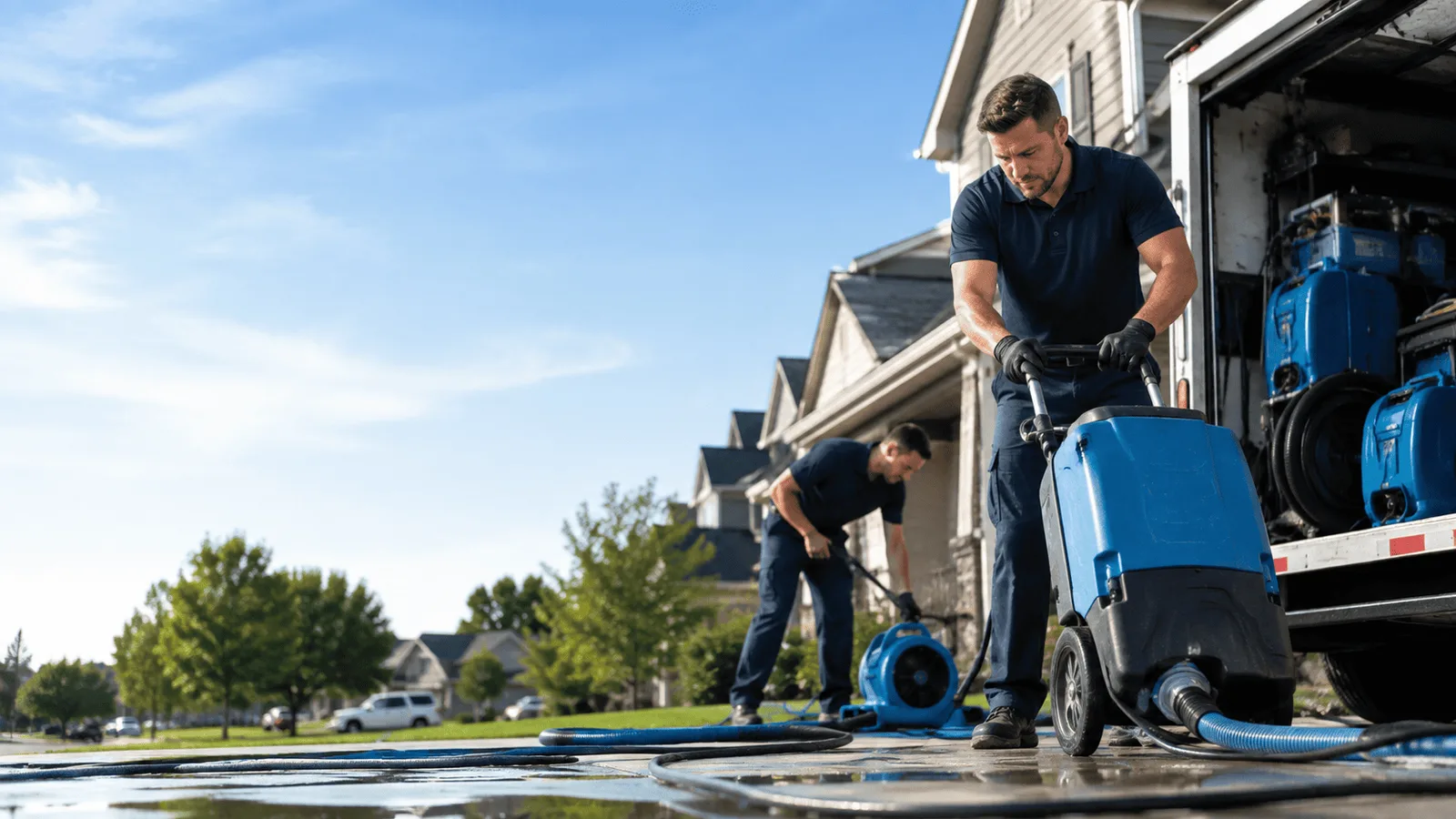 Dehumidification being performed in Idaho Falls, ID
